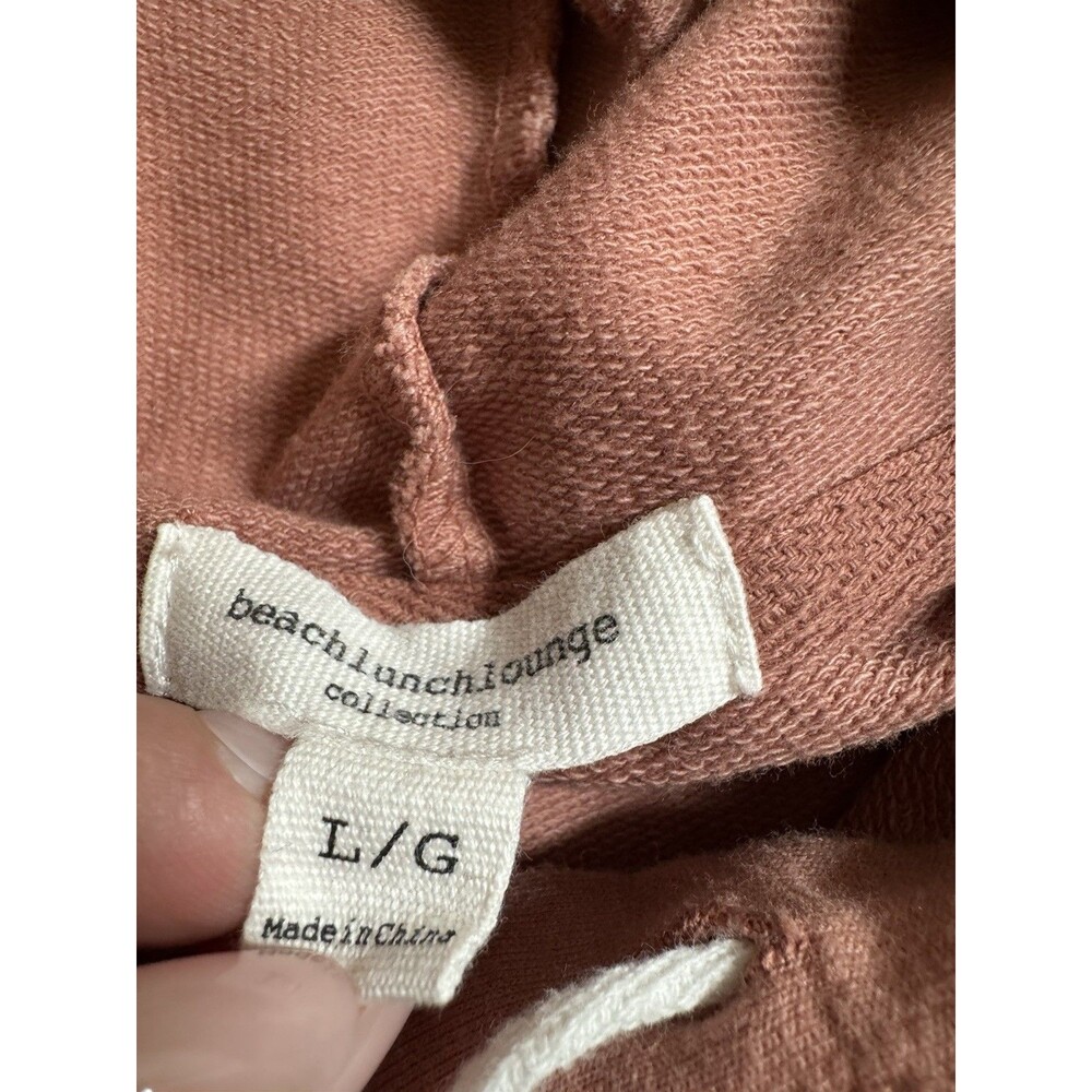 Tie-Dye Hooded Pullover Sweatshirt - Rust/Cream - Picture 5 of 7